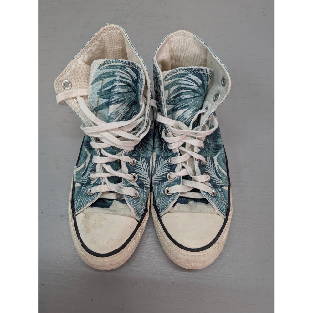 Converse Chuck Taylor All Star High Top Sneakers Palm Leaf Men's 8 Women's 10